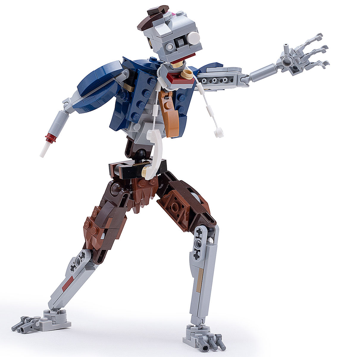 B3 Customs® 9" Zombie Businessman Figure Halloween Building Set B3 Customs