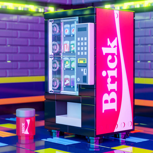 Brick - B3 Customs Soda Vending Machine made using LEGO parts B3 Customs