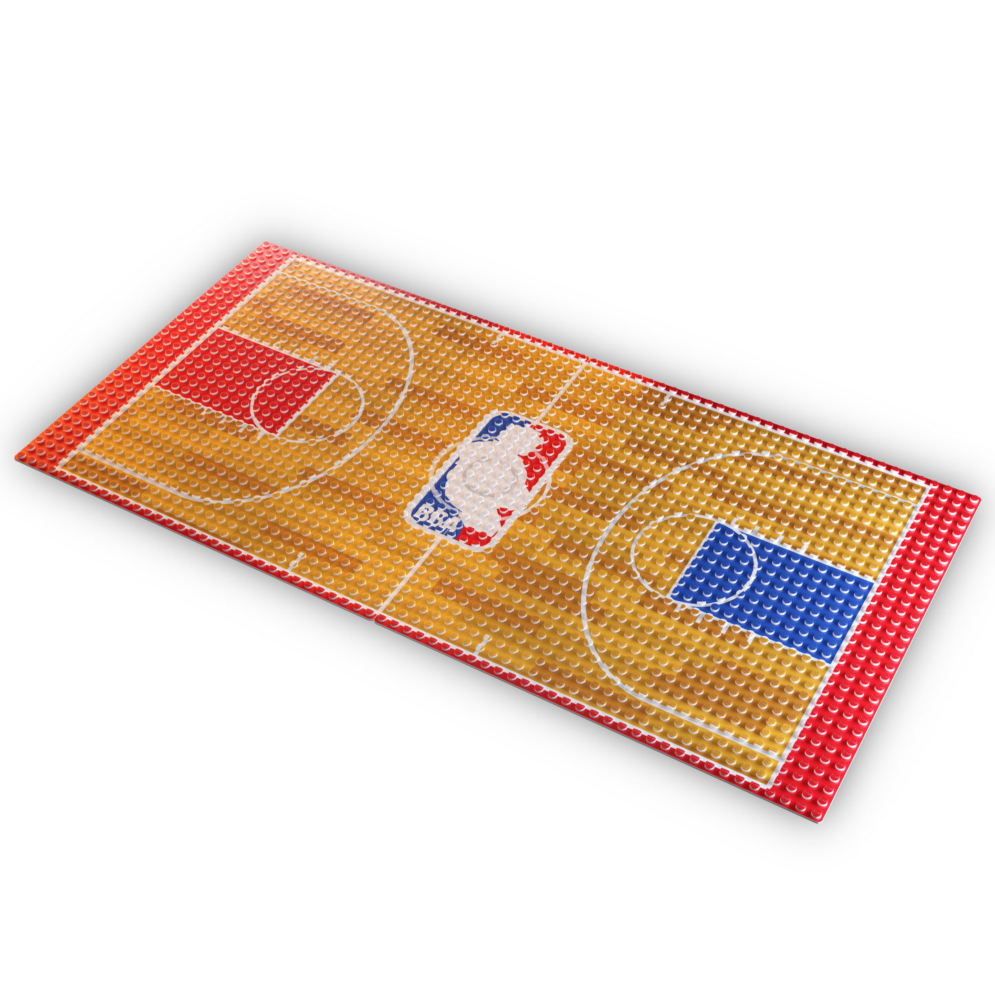Basketball Court Baseplates made with LEGO parts B3 Customs