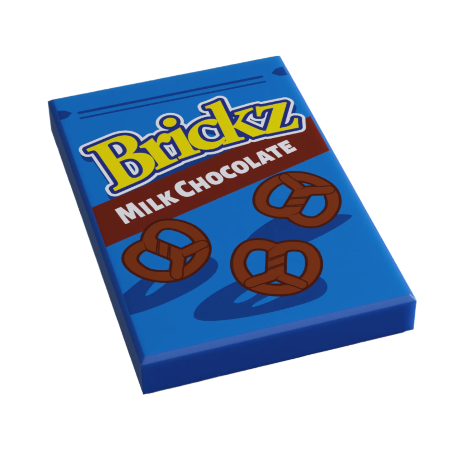 Brickz Pretzel Minifig Snack (2x3 Tile) B3 Customs