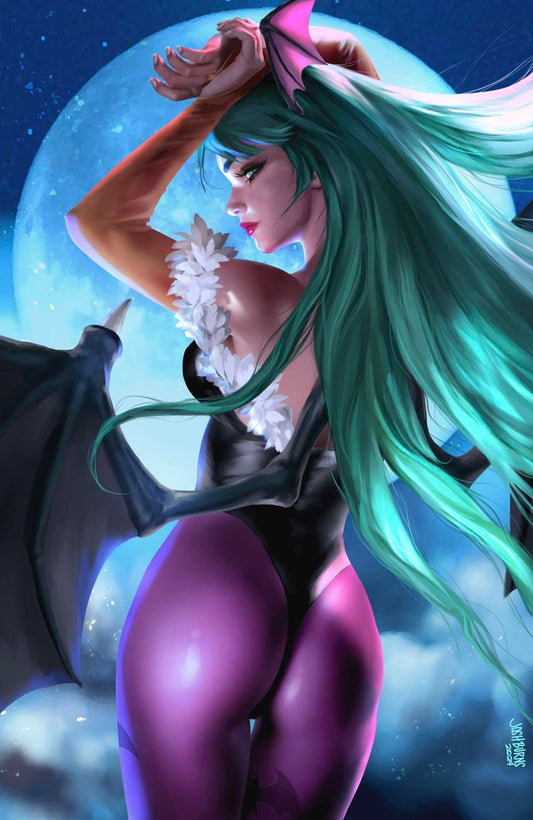 DARKSTALKERS #1 ~ 20TH ANNIVERSARY (JOSH BURNS EXCLUSIVE VIRGIN VARIANT B)(2024) COMIC BOOK Fandom Comic Shop