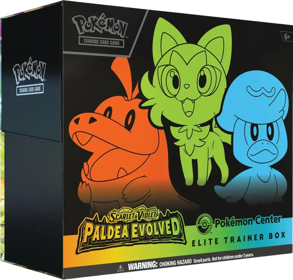 Scarlet & Violet: Paldea Evolved - Elite Trainer Box (Pokemon Center Exclusive) Trading Card World