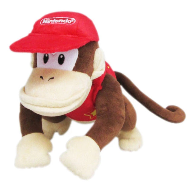 Little Buddy Super Mario All Star Diddy Kong 9" Plush - Official Nintendo Super Anime Store