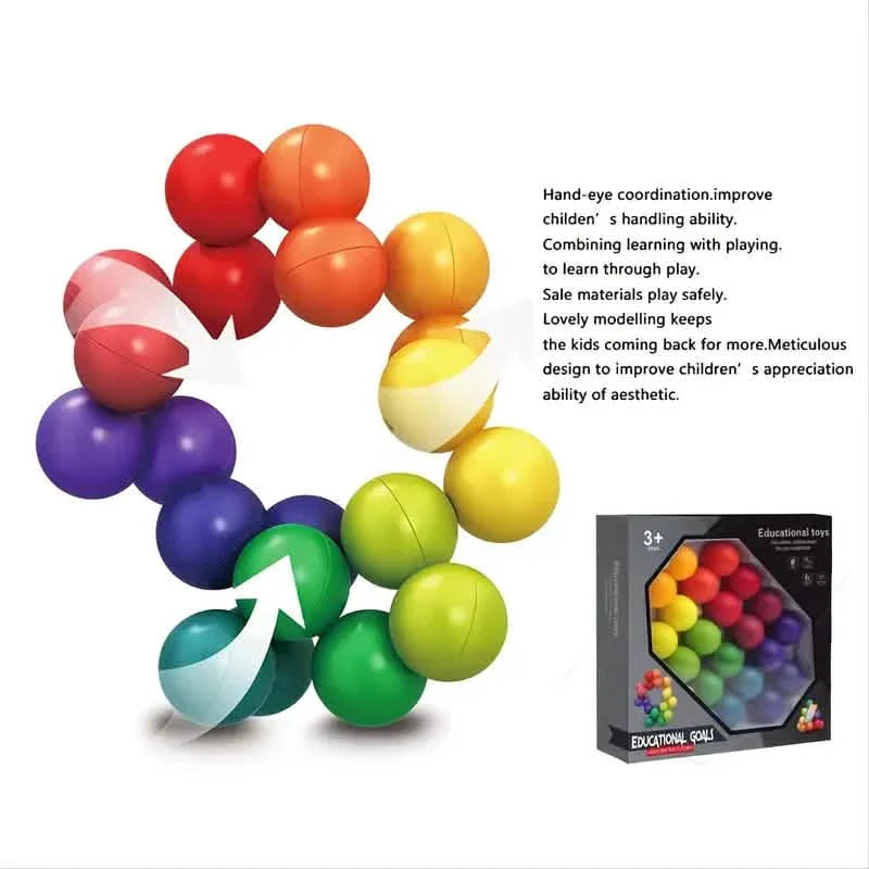 DIY Deformable Decompression Ball Puzzle DailySale