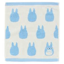 My Neighbor Totoro – Small White Totoro Silhouette Face Towel | Marushin Studio Ghibli Japan Import Super Anime Store