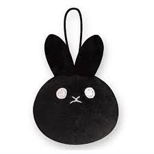 MAKKUROUSAGI RABBIT PETIT MASCOT PLUSH Black Anime Pop