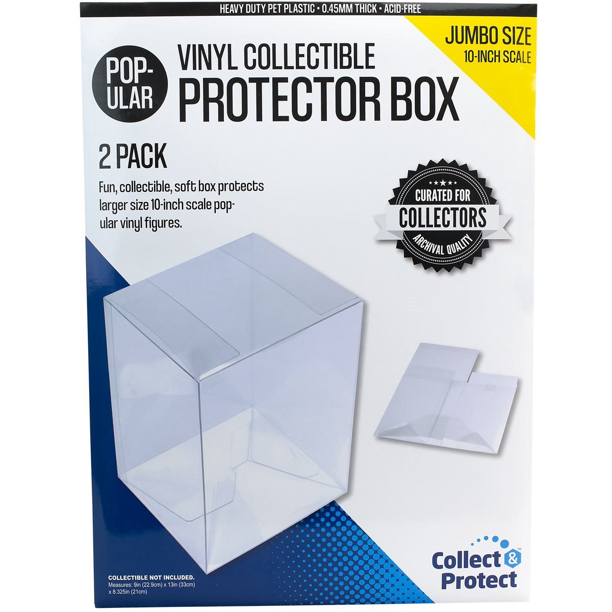 Funko 10-Inch Vinyl Collectible Collapsible Protector Box 2-Pack Josh's Cards