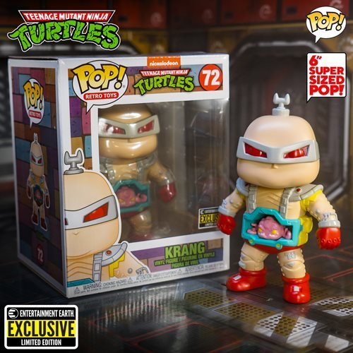 Funko Pop! Teenage Mutant Ninja Turtles: Krang 6-Inch - Entertainment Earth Exclusive Josh's Cards