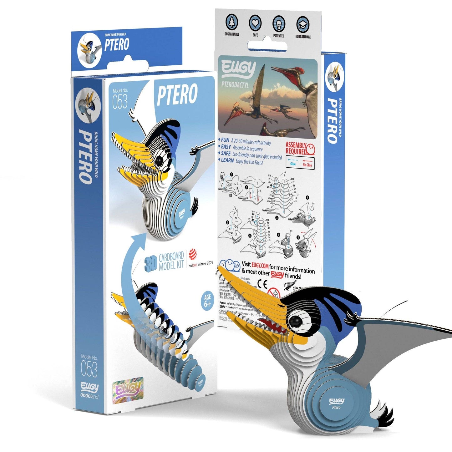 EUGY Ptero 3D Puzzle Olita Gifts & Goods