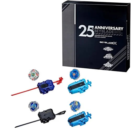 Beyblade X 25th Anniversary Set Spoils and Loot