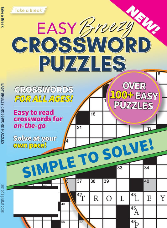 Take a Break - Easy Breezy Crossword 25.02.28: Over 100 Easy Puzzles, Crosswords For All Ages, Simple To Solve, Hours Of Mind-Boosting Fun & More! Magazine Shop US