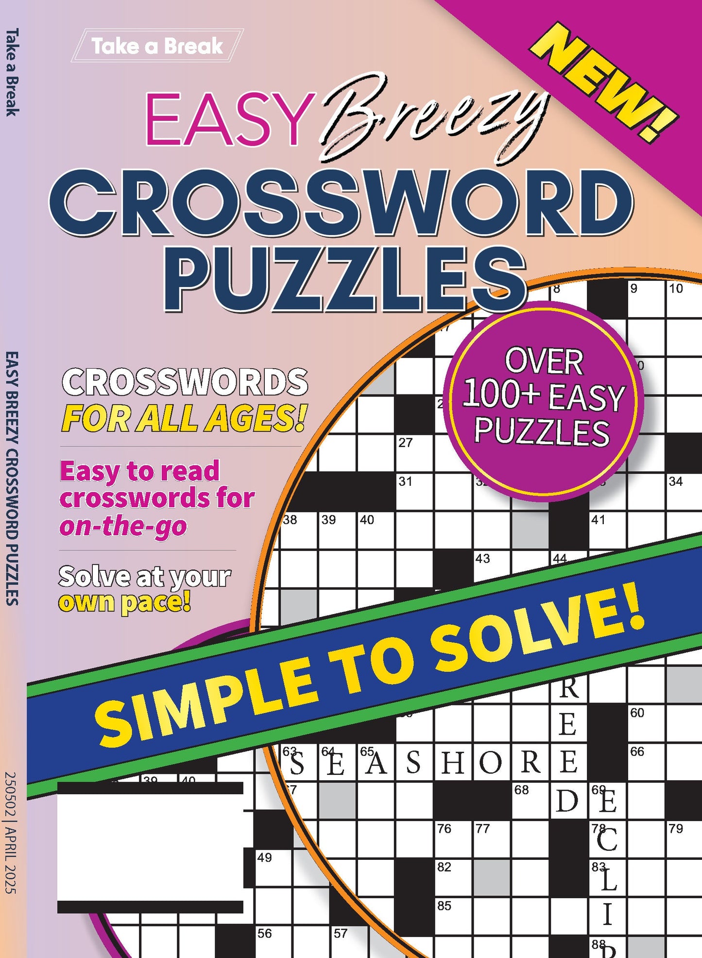 Take a Break - Easy Breezy Crossword 25.01.24: Over 100 Easy Puzzles, Crosswords For All Ages, Simple To Solve, Enjoy Hours Of Mind-Boosting Fun & More! Magazine Shop US