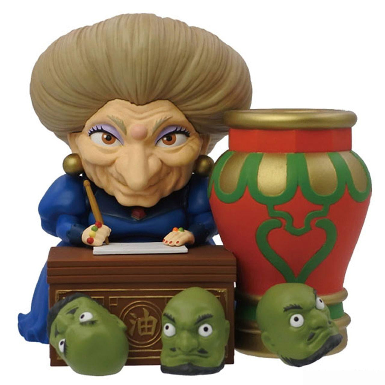 Ensky Studio Ghibli Spirited Away Pen Stand Yubaba and Kashira Super Anime Store