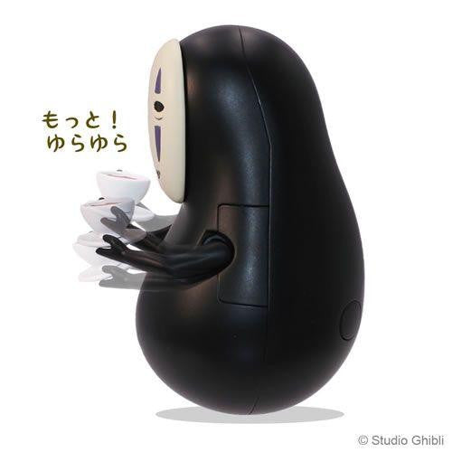 Ensky Studio Ghibli Spirited Away Roly-poly Toy - No Face Super Anime Store