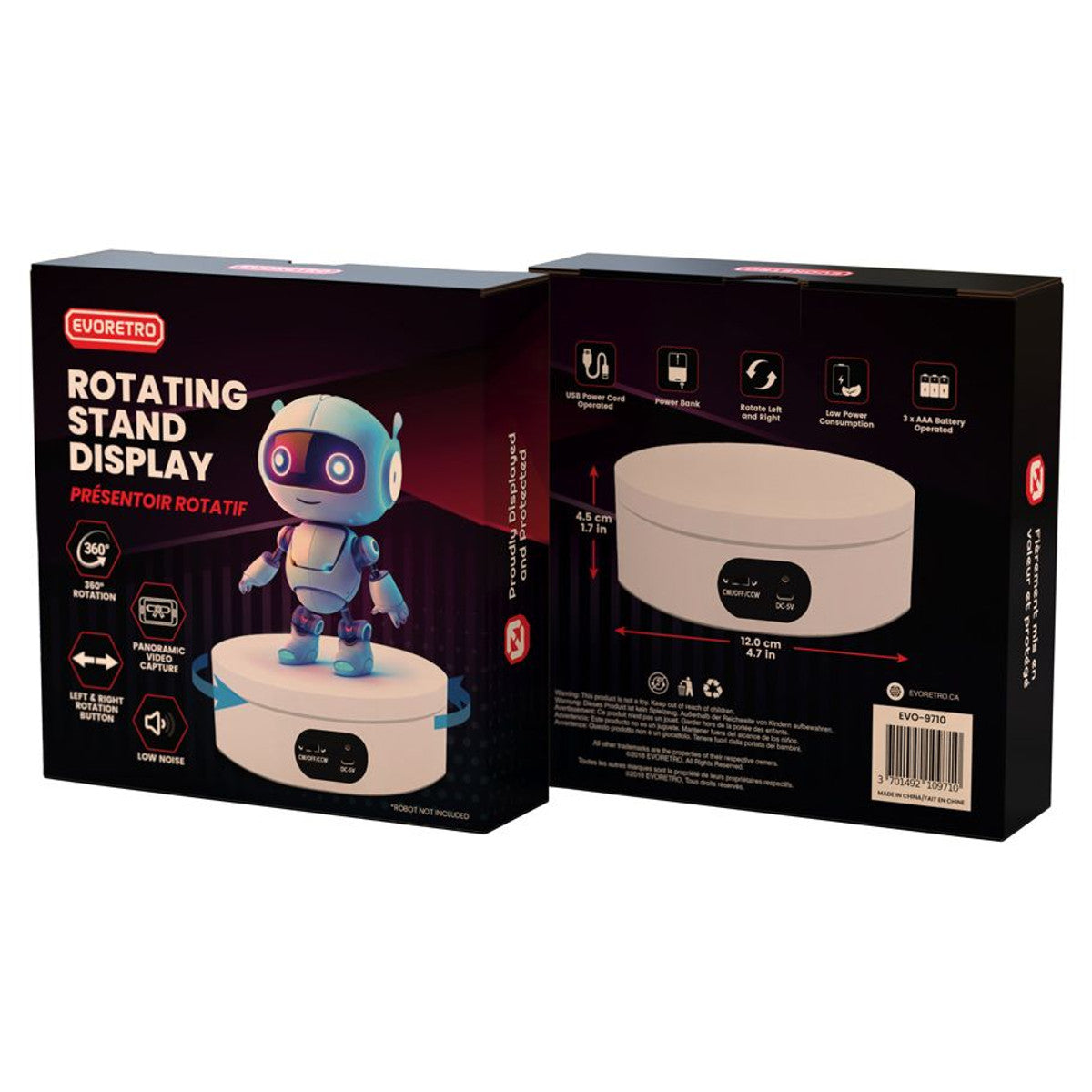360 Degree Automatic Rotating Display Moliner Games