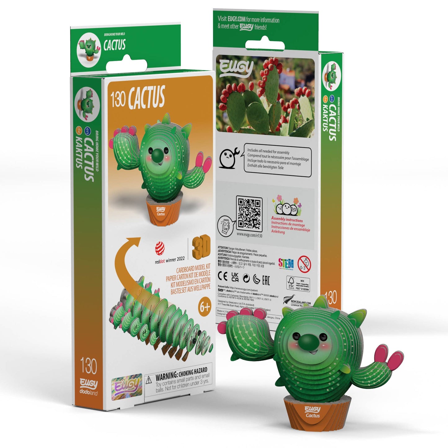 EUGY Cactus 3D Puzzle Olita Gifts & Goods