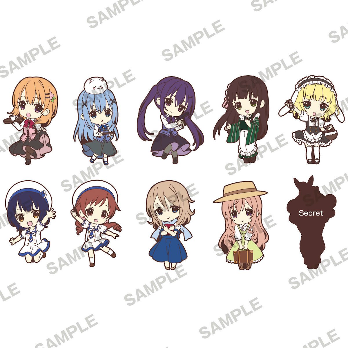 IS THE ORDER A RABBIT? V02 RUBBER TRADING STRAP Anime Pop