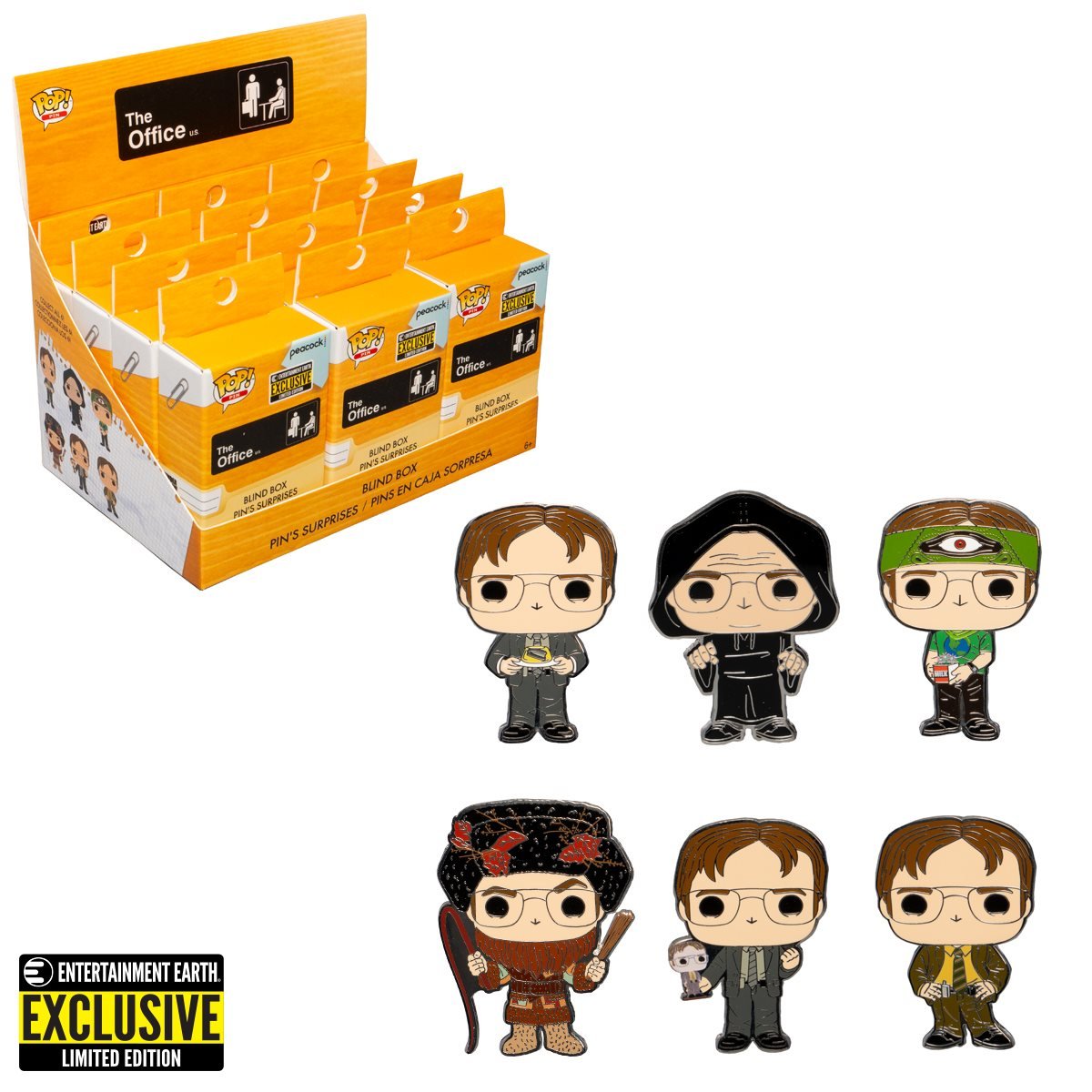 Funko Pin The Office: Dwight Schrute Disguises Blind-Box - Entertainment Earth Exclusive Josh's Cards