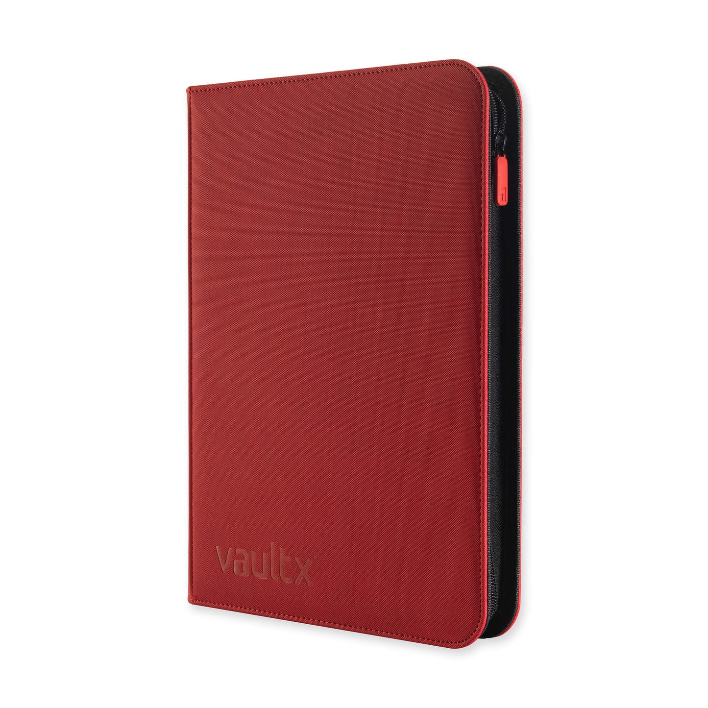 Vault X Premium Exo-Tec Zip Binder - 9 Pocket Fire Red Spoils and Loot