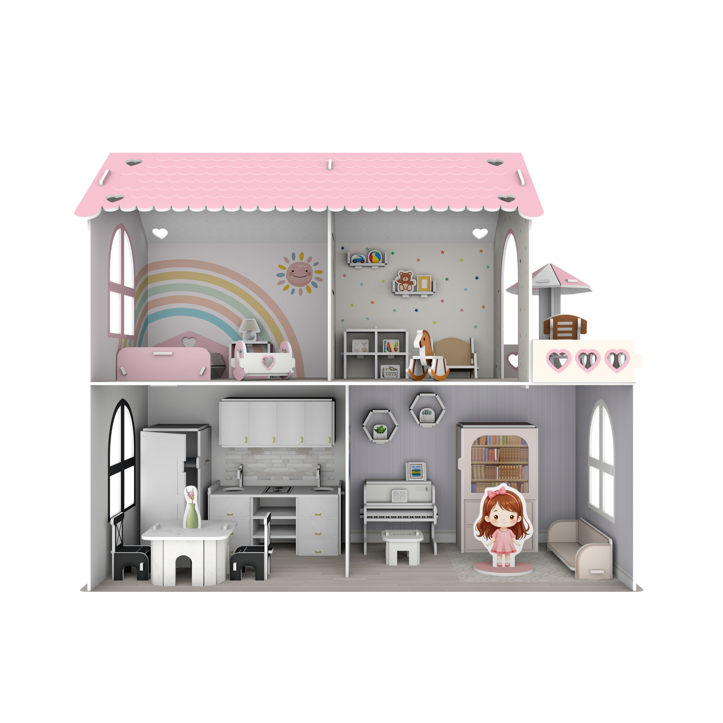 3d Puzzle Dollhouse - Foam