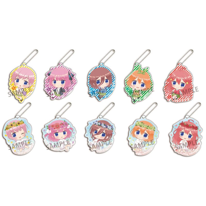 FUWAWAKKO THE QUINTESSENTIAL QUINTUPLETS SS UNIFORM & DRESS ACRYLIC KEYCHAIN Blind Box (1 Blind Box) Super Anime Store