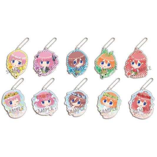 FUWAWAKKO THE QUINTESSENTIAL QUINTUPLETS SS UNIFORM & DRESS ACRYLIC KEYCHAIN Blind Box (1 Blind Box) Super Anime Store