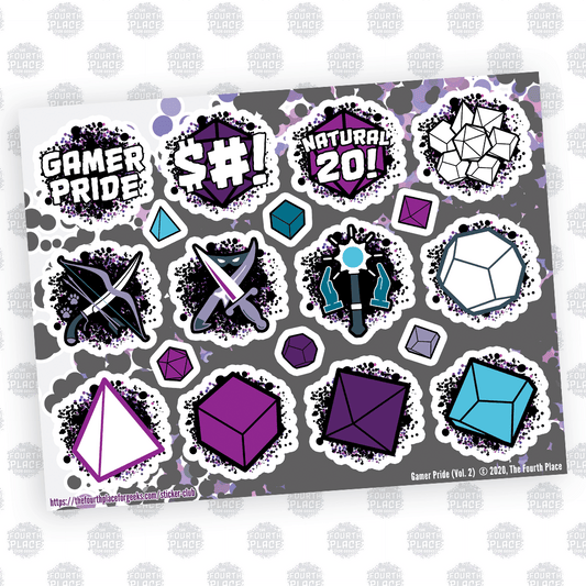 Gamer Pride (Vol. 2) Stickers The Fourth Place