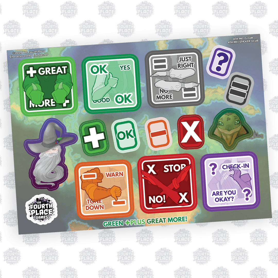 G+GM! Companion Stickers The Fourth Place
