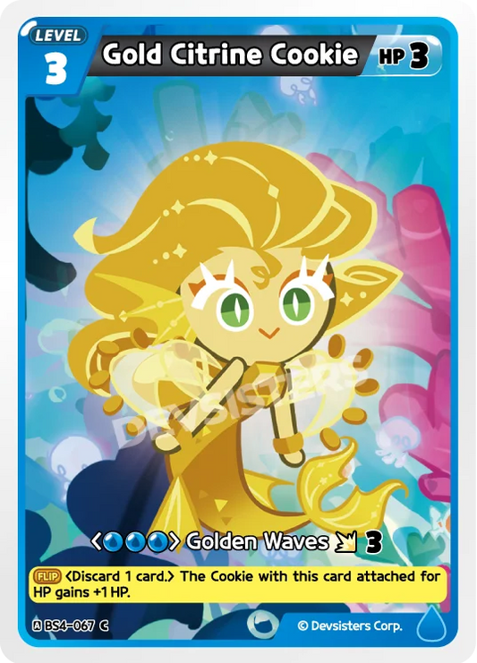 Gold Citrine Cookie C | Common Card Magic Dragon USA