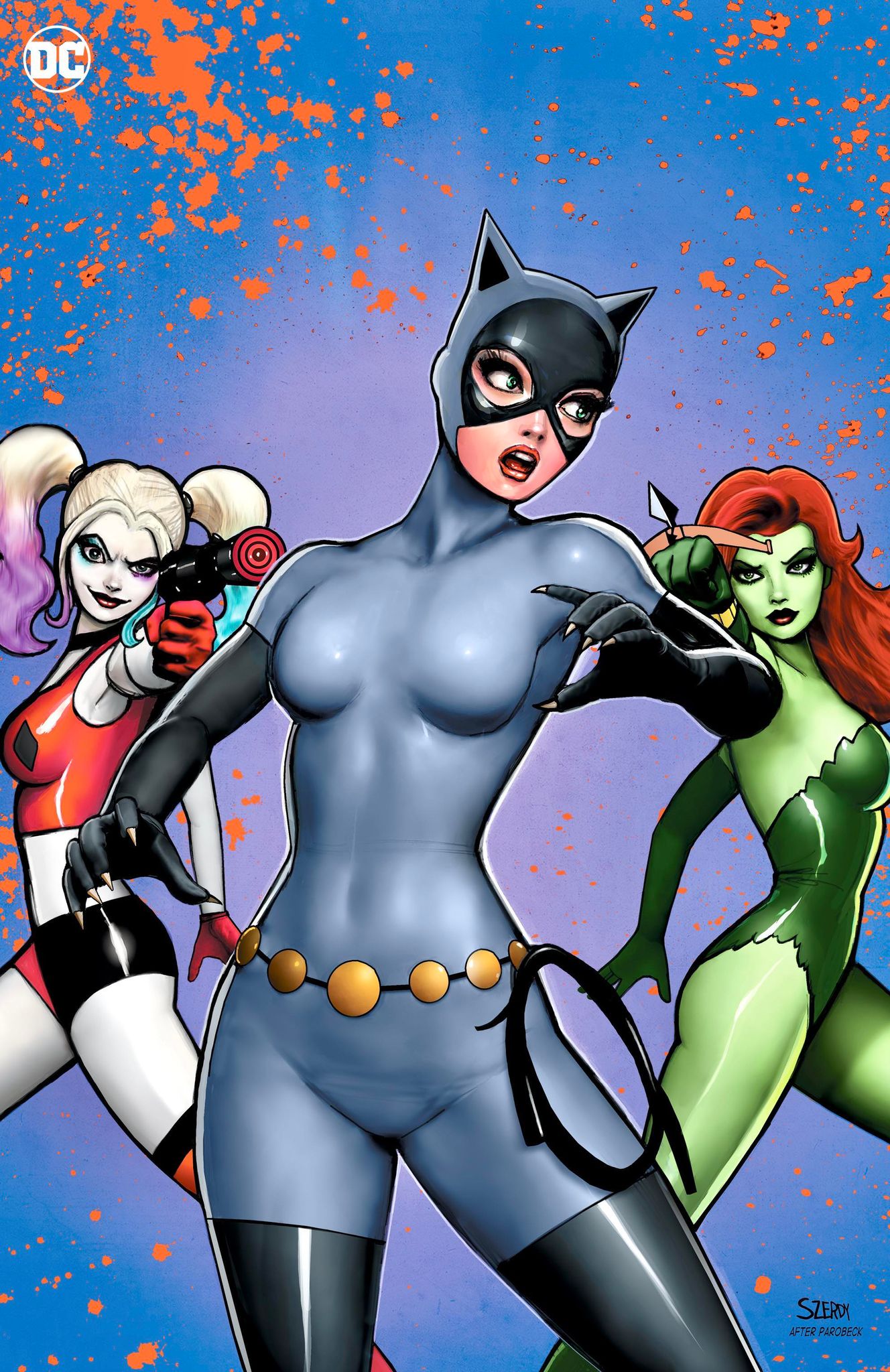 GOTHAM CITY SIRENS #1 (NATHAN SZERDY EXCLUSIVE HOMAGE VIRGIN VARIANT)(2024) COMIC BOOK ~ DC Comics Fandom Comic Shop