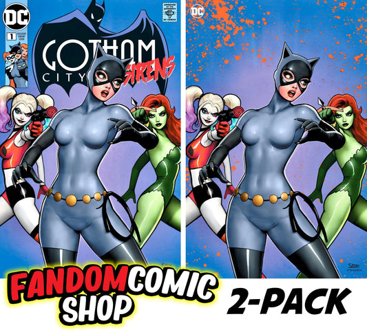 GOTHAM CITY SIRENS #1 (NATHAN SZERDY EXCLUSIVE TRADE/VIRGIN VARIANT SET)(2024) ~ DC Comics Fandom Comic Shop