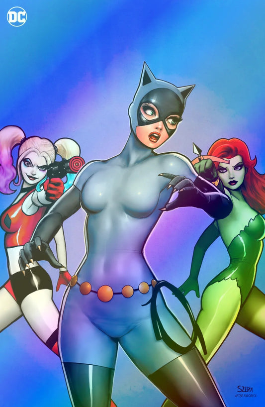 GOTHAM CITY SIRENS #1 (NATHAN SZERDY EXCLUSIVE HOMAGE FOIL VIRGIN VARIANT)(2024) COMIC BOOK ~ DC Comics Fandom Comic Shop