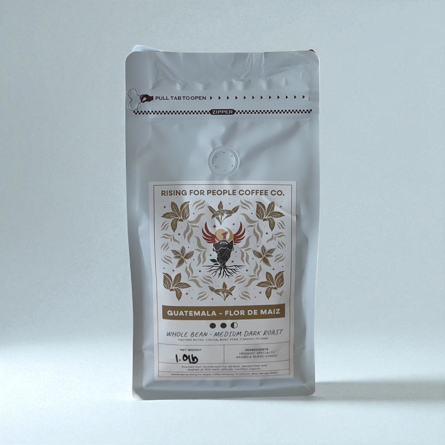 Guatemala Medium Dark Roast Coffee Beans | Rising For People — Medium-Dark Roast Whole Bean Coffee