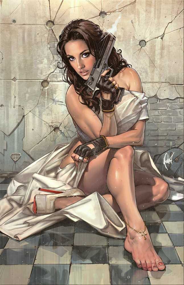 GUN HONEY: COLLISION COURSE #4 (CEDRIC POULAT EXCLUSIVE VIRGIN VARIANT A & B SET) Fandom Comic Shop