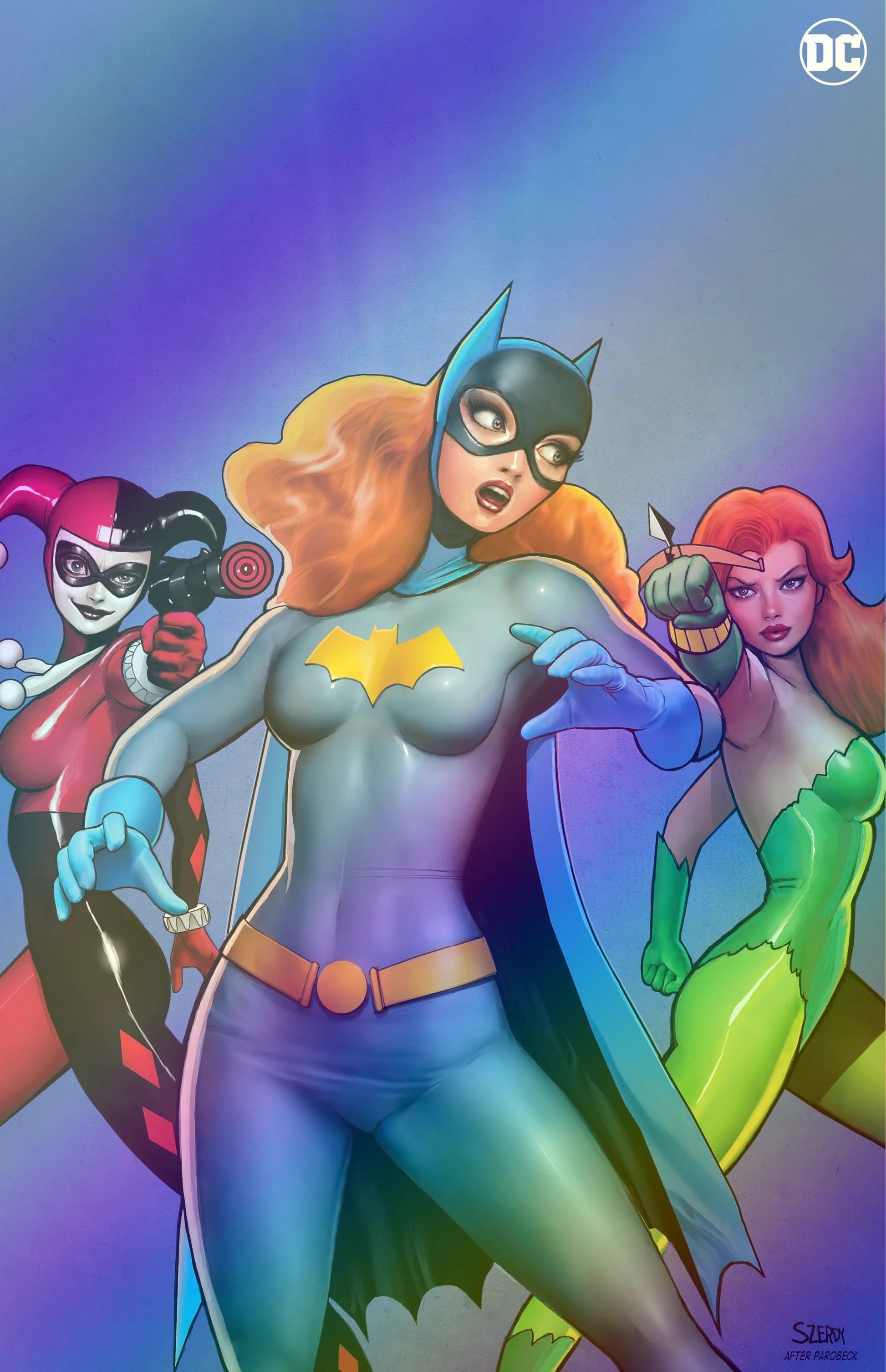 HARLEY QUINN #38 (NATHAN SZERDY EXCLUSIVE HOMAGE TRADE/BLOODY VIRGIN/FOIL VARIANT SET) Fandom Comic Shop