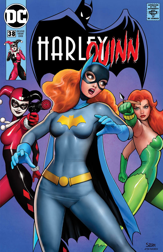 HARLEY QUINN #38 (NATHAN SZERDY EXCLUSIVE HOMAGE VARIANT)(2024) COMIC BOOK ~ DC Comics Fandom Comic Shop
