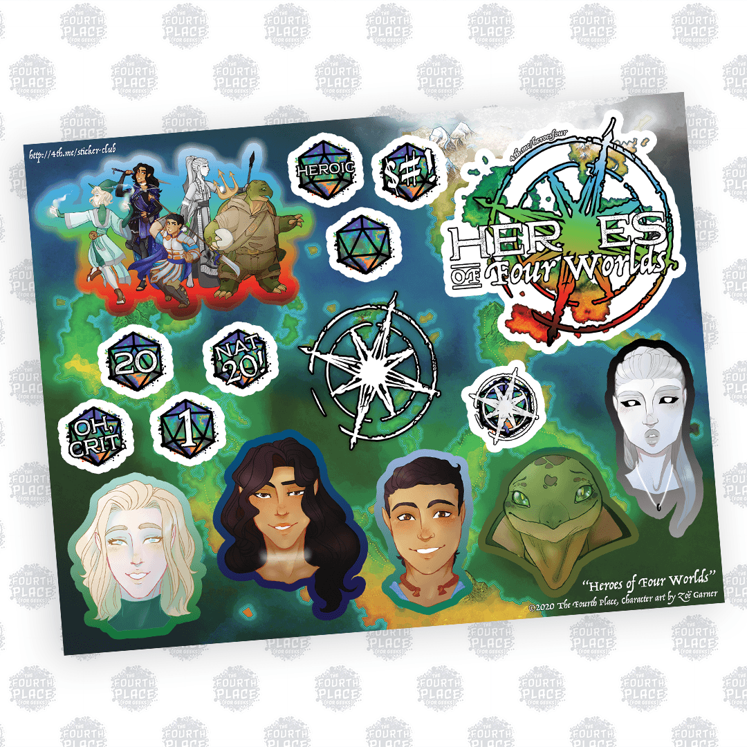 Heroes of Four Worlds Stickers The Fourth Place