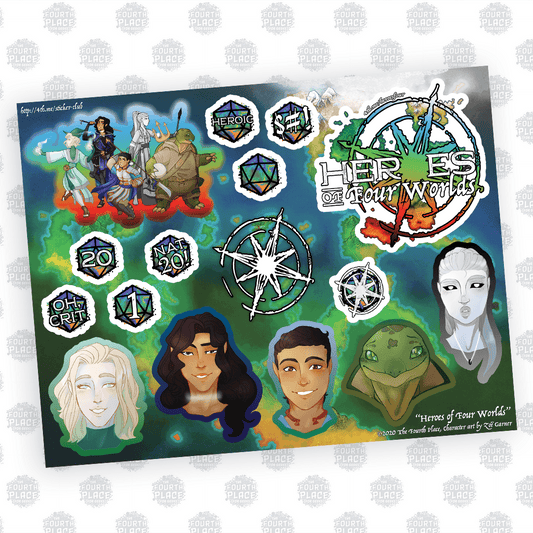 Heroes of Four Worlds Stickers The Fourth Place