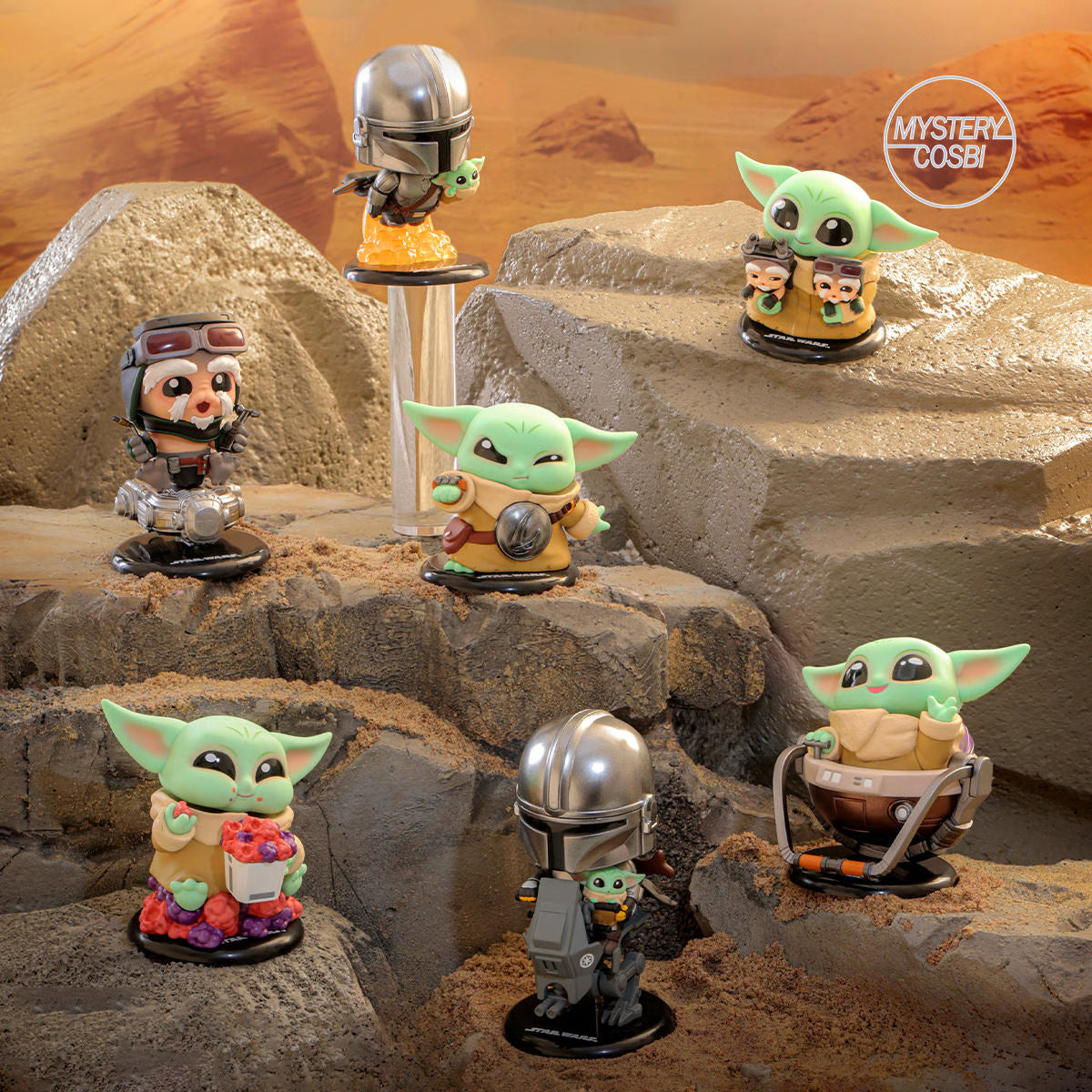 The Mandalorian & Grogu Cosbi Collection Blind Box – Hot Toys Super Anime Store