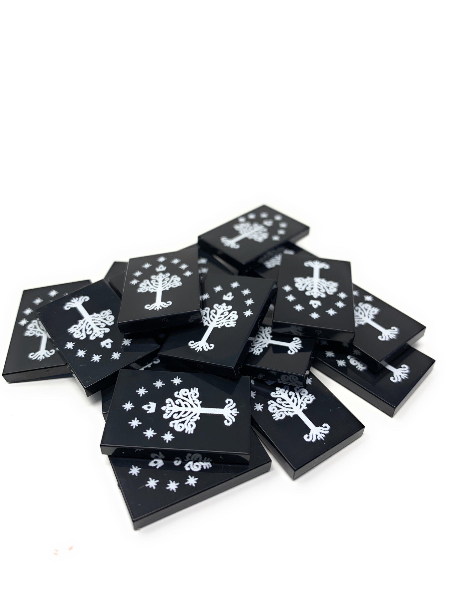 Gondor Banner (LOTR) Printed 2x3 Tile made using LEGO part - B3 Customs B3 Customs