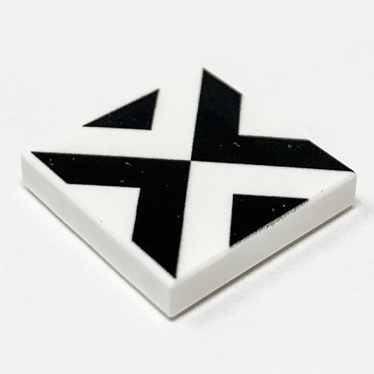 Black & White Kitchen / Diner Flooring - B3 Customs® Printed 2x2 Tile B3 Customs