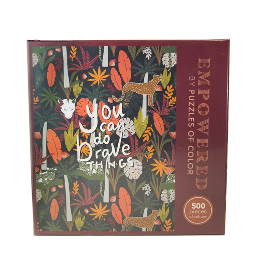 “You Can Do Brave Things” by Orris Eddu | Empowered Puzzles of Color