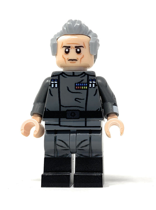 Custom Grand Moff Tarkin Minifig made using LEGO parts B3 Customs