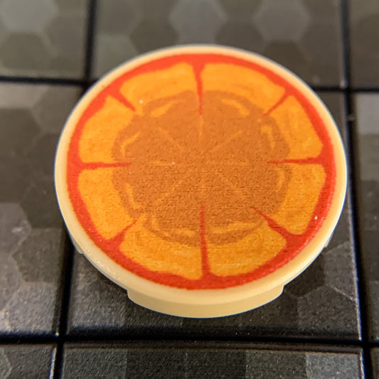 Cheese Pizza Pie - Custom (2x2 Round Tile) B3 Customs