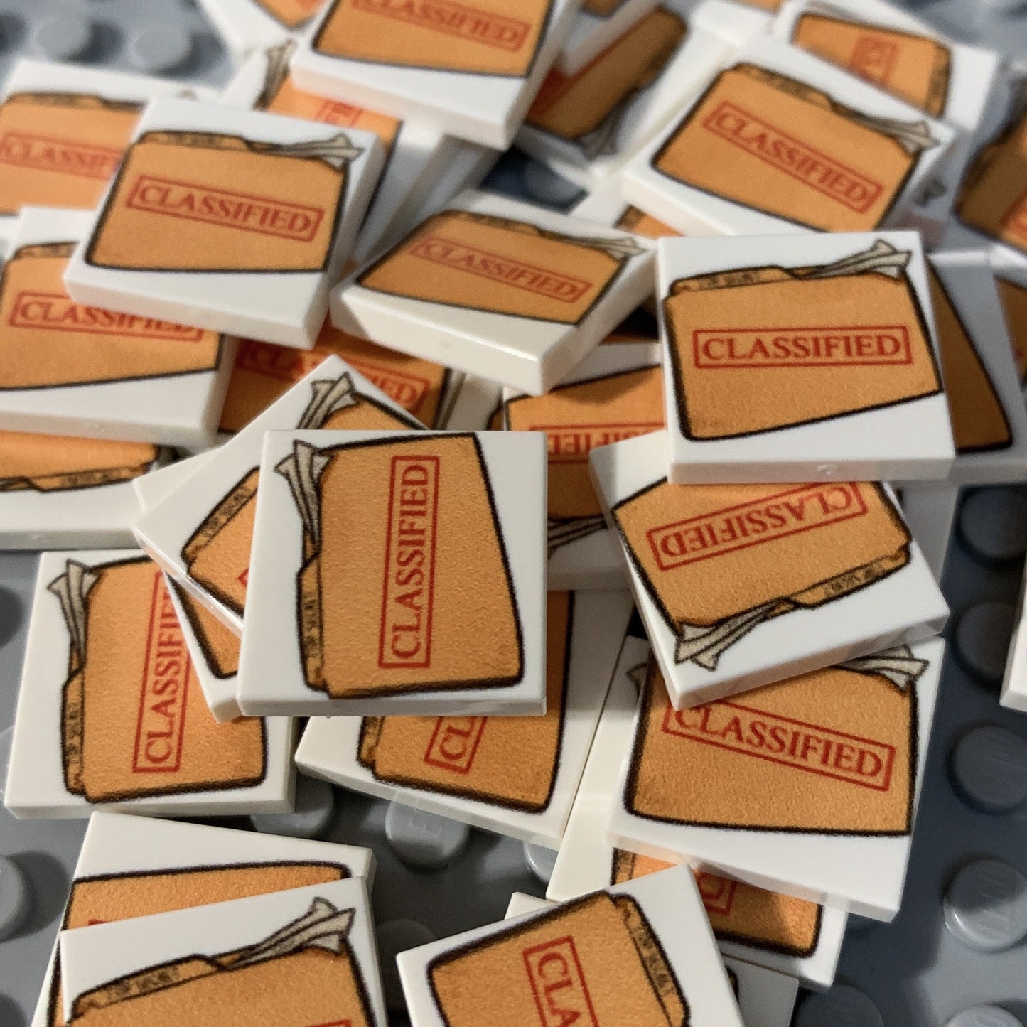 B3 Customs® Printed Classified Document (2x2 Tile) B3 Customs