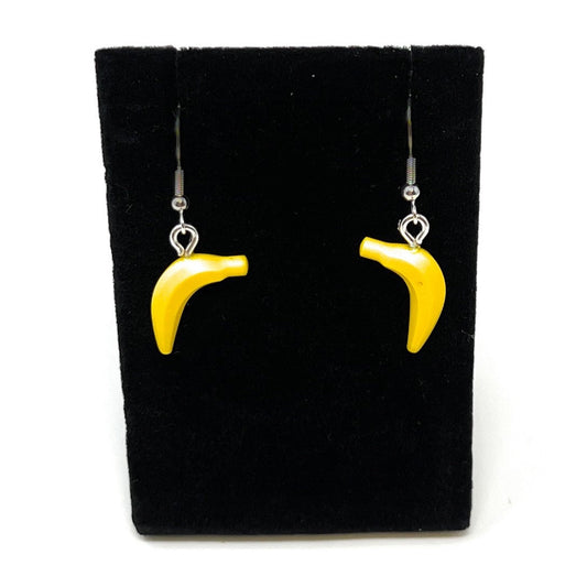 B3 Customs® Banana Earrings made from LEGO Bricks B3 Customs