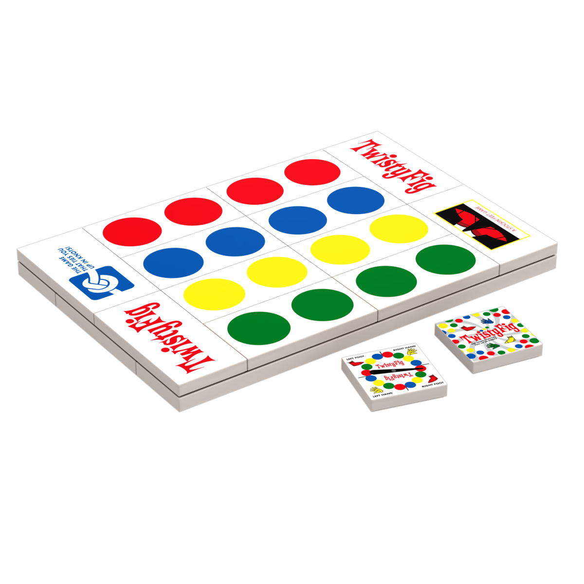 TwistyFig Minifig Board Game Building Set made using LEGO parts B3 Customs