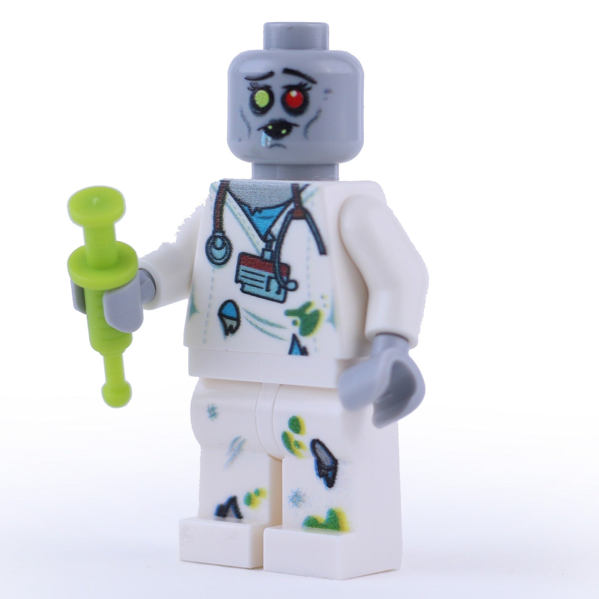 Zombie Nurse - Custom Minifig made using LEGO parts B3 Customs