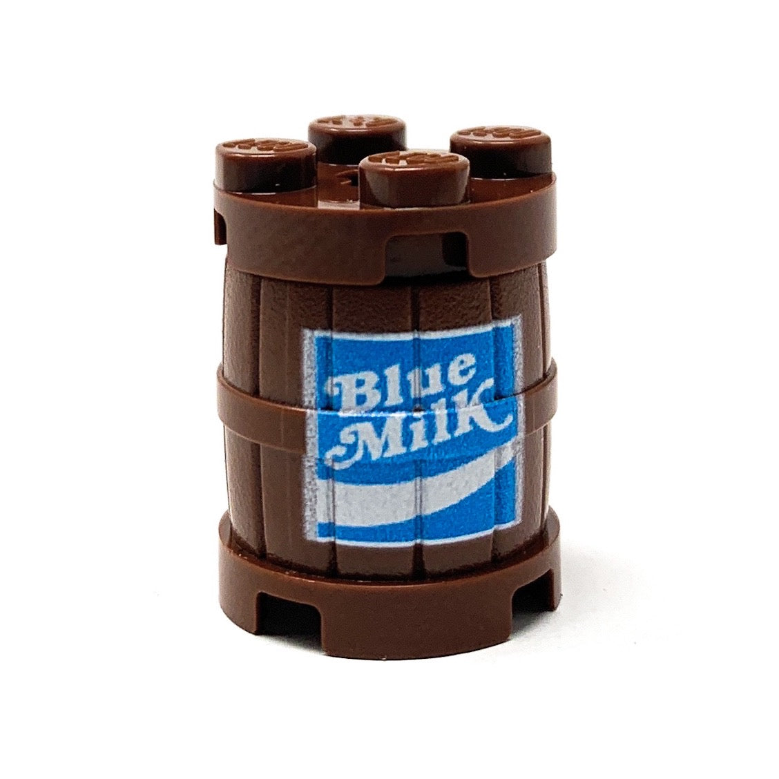 Blue Milk Barrel / Keg made from LEGO parts - B3 Customs B3 Customs