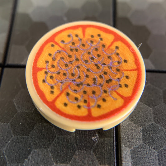 Sausage & Onions Pizza Pie - Custom (2x2 Round Tile) B3 Customs